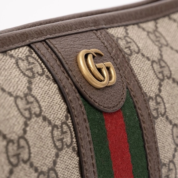 GUCCI Clutch bag Sherry line GG Supreme Canvas. - Picture 7 of 17